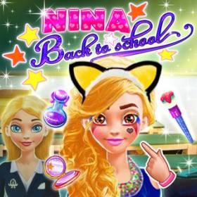 play Nina Back To School - Free Game At Playpink.Com