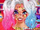 play Harley Quinn Face Care And Make Up