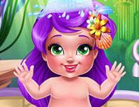 play Mermaid Baby Bath