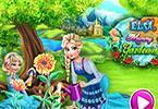 play Elsa Mommy Gardening