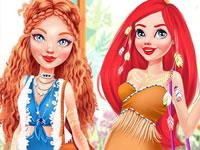 play Disney Redheads Boho Hairstyles