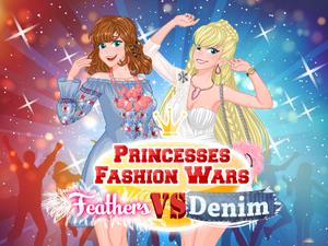 Princesses Fashion Wars Feathers Vs Denim