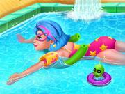 play Galaxy Girl Swimming Pool