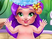 Mermaid Baby Bath