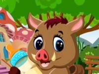 play Cute Wild Boar Rescue