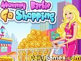 play Mommy Barbie Go Shopping