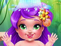 play Mermaid Baby Bath