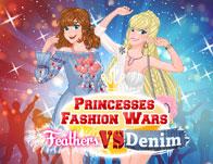 Princesses Fashion Wars Feathers Vs Denim