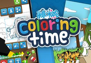 play Hellokids Coloring Time