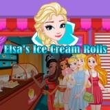 play Elsa'S Ice Cream Rolls