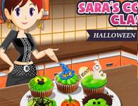 play Sara'S Cooking Class: Halloween Cupcakes