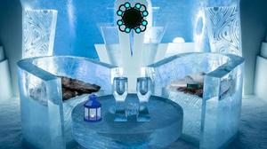 Modern Ice Hotel Escape