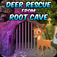 play Deer Rescue From Root Cave Escape