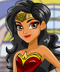 Intergalactic Gala Wonder Woman Dc Super Hero Girls Dress Up Game