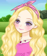 Girl On The Lawn Dress Up Game