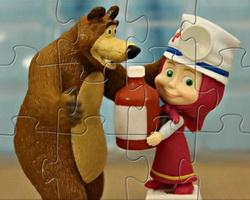 Masha And The Bear Play Doctor