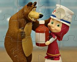 play Masha And The Bear Play Doctor