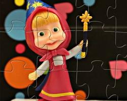 play Masha Hokus Pokus Puzzle