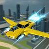 City Flying Futuristic Car : Fighting Battle Chase