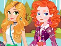 play Princesses Fall Style