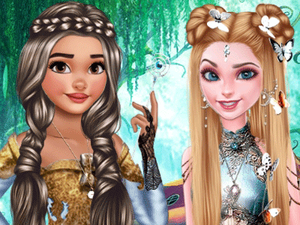 Elsa & Moana Fantasy Hairstyles
