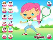 play Tennis Girl Dressup