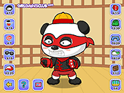 play Fighter Panda Dressup