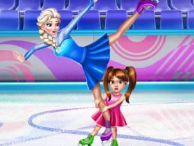 play Ice Skating Challenge - Free Game At Playpink.Com