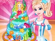 play Elsa'S Dream Sea Cake