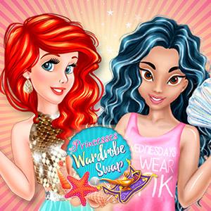 play Jasmine And Ariel Wardrobe Swap