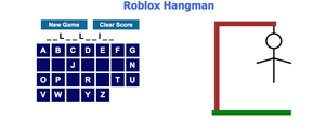 play Roblox Hangman