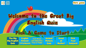 play The Big Big English Quiz