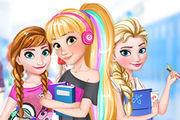Princesses Back To School Girl
