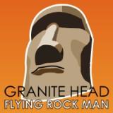 Granite Head Flying Rock Man