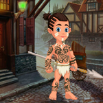 play Cute Tribe Boy Rescue