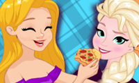 play Princesses Pizza Party