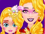 play Barbie And Baby Halloween Makeup