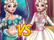 play Elsa Mermaid Vs Princess