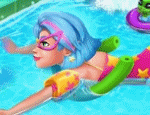 Galaxy Girl Swimming Pool