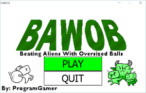 play Bawob - Beating Aliens With Oversized Balls