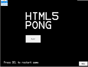 play Html5 Pong