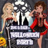 play Zoe & Lily Halloween Party