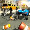 Elevated Chained Car Racing 3D