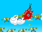 Super Ninja Skydiving Plus Zombies