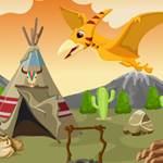 play Cute Pterodactyl Rescue Escape