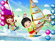 play So Cute Windsurf Couple