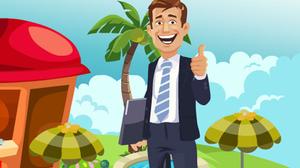 play Happy Businessman Rescue Escape