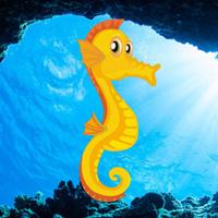 play Hiddenogames Easy Escape-Seahorse