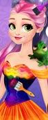 play Rapunzel Design Your Rainbow Dress