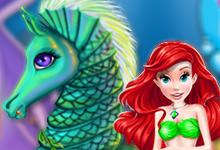 play Mermaid Sea Horse Caring